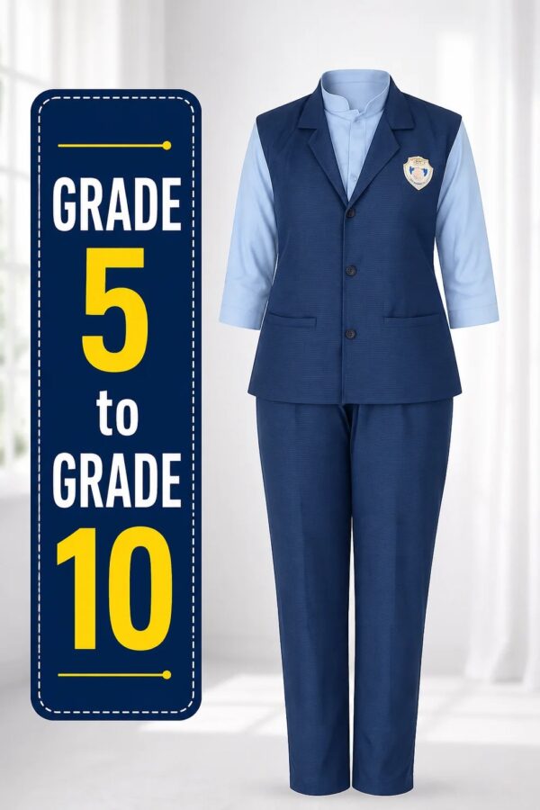 Girls Uniform – Overcoat, Shirt & Pant (Grade 5 to 10)